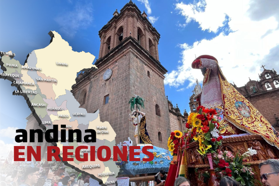 Andina en Regiones: fieles celebran el Corpus Christi con misa y procesión